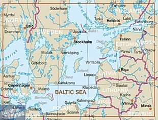 Reise Know-How Maps - Carte de la mer Baltique