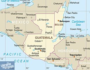 Reise Know-How Maps - Carte du Guatemala & Belize