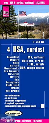 Reise Know-How Maps - Carte du Nord-Est des Etats-Unis