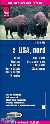 Reise Know-How Maps - Carte du Nord des Etats-Unis 
