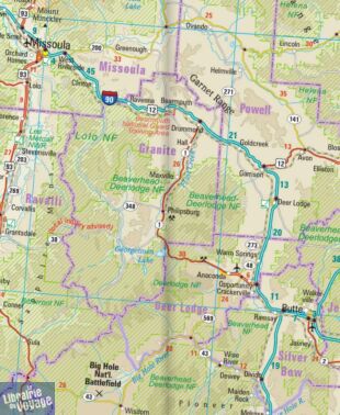 Reise Know-How Maps - Carte du Nord des Etats-Unis 