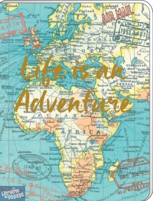 Robert Frederick - Carnet Vintage bleu - petit format - My best Adventure 