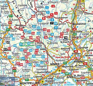 Rother - Guide de Randonnées - Cévennes, Ardèche (avec les Grands Causses, le Massif de l’Aigoual et le Mont Lozère)