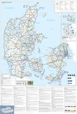Scanmaps - Carte - Pistes Cyclables du Danemark et de Copenhague