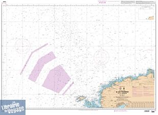 SHOM - Carte marine pliée - 6680L - De l'île d'Ouessant à l'île de Batz