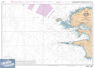 SHOM - Carte marine pliée - 7066L - De l'Île Vierge à la Pointe de Penmarc'h - Abords de Brest