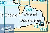 SHOM - Carte marine pliée - 7121L - Baie de Douarnenez