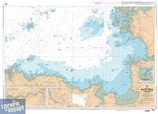 SHOM - Carte marine pliée - 7124L - Baie de Lannion - De la Pointe de Primel à l'île Grande