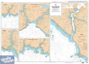 SHOM - Carte marine pliée - 7138L - Ports et mouillages en Bretagne Sud