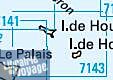 SHOM - Carte marine pliée - 7143L - Abords des Iles de Houat et de Hoëdic