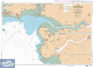 SHOM - Carte marine pliée - 7144L - Embouchure de la Vilaine - De Damgan à La Roche-Bernard