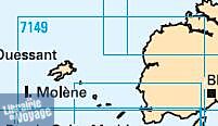 SHOM - Carte marine pliée - 7149L - Du Goulet de Brest à Portsall - Ile d'Ouessant