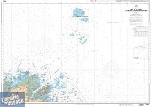 SHOM - Carte marine pliée - 7153L - De l'Île de Bréhat au Plateau des Roches Douvres