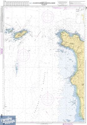 SHOM - Carte marine pliée - 7158L - Du Cap de Carteret au Cap de la Hague - Raz Blanchard
