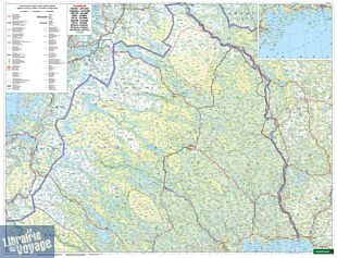 Freytag & Berndt - Carte de Suede n°5 - Nord - Lappland - Umea - Östersund