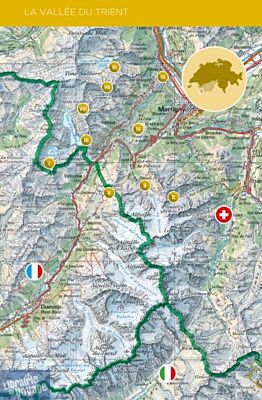 Editions Monographic - Suisse itinérance - Guide de Randonnée - La Vallée du Trient - Valais (sur les sentiers face au Mont-Blanc)