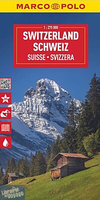 Editions Marco Polo - Carte routière de Suisse