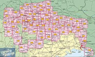 Tabacco - Carte de randonnées - 068 - Prealpi Trevigiane e Bellunesi - Cesen - Visentin