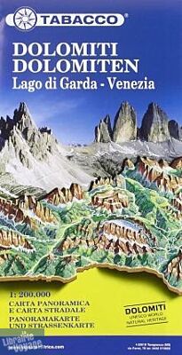 Tabacco - Carte routière - Dolomites 