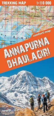 Terra Quest - Carte de Trekking - Annapurna & Dhaulagiri