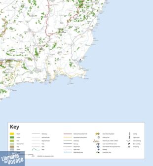 Three Rock Books - Carte pliée - The adventure map of Ireland (Irlande)
