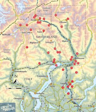 Cicerone - Guide de randonnées (en anglais) - Walking in Ticino (Lugano, Locarno and the mountains of southern Switzerland)