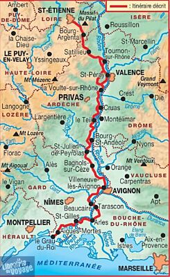 Topo-guide FFRandonnée - Réf.411 - Du Pilat à la Méditerranée par les Balcons du Rhône