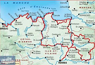 Topo-guide FFRandonnée - Réf. 345 - Côte d'Émeraude - Les chemins du Mont-Saint-Michel - GR34 