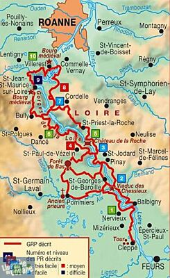 Topo-guide FFRandonnée - Réf. 420 - Autour des gorges de la Loire