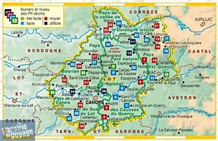 Topo-guide FFRandonnée - Réf. D46 - Le Lot à pied