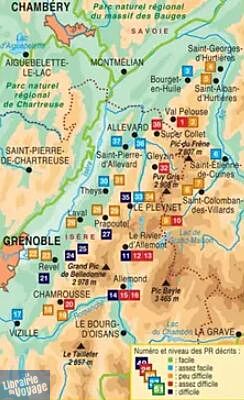 Topo-guide FFRandonnée - Réf.P382 - La chaîne de Belledonne à pied