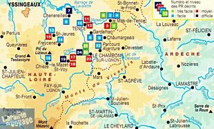 Topo-guide FFRandonnée - Réf.P432 - Le Pays du Haut-Lignon à pied