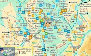 Topo-guide FFRandonnée - Réf.RE20 - Les environs de Lyon à pied (randonnées accessibles en TER)