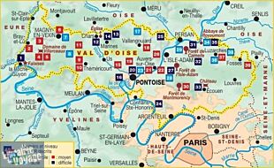 Topo-guide FFRandonnée - Réf.D095 - Le Val d'Oise à pied