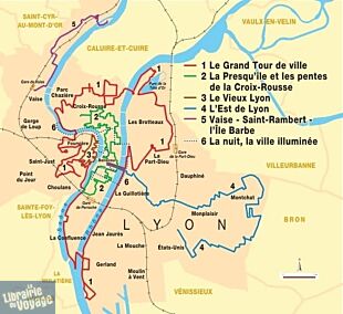 Topo-guide FFRandonnée - Guide de Randonnées - Réf.VI08 - Lyon à pied