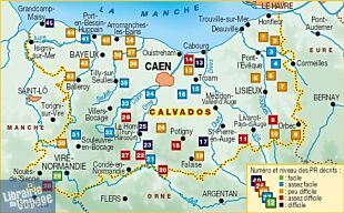 Topo-guide FFRandonnée - Réf.D014 - Le Calvados à pied
