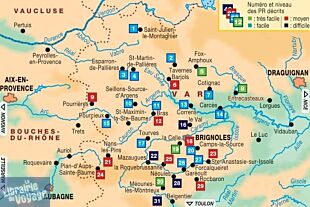 Topo FFRandonnée - Réf. P834 - La Provence Verte... à pied