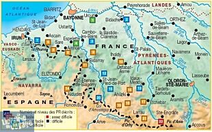Topo-guide FFRandonnée - Réf.P642 - Le Pays Basque à pied