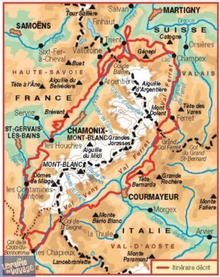 Topo-guide FFRandonnée - Réf.028 - Tour du Mont-Blanc