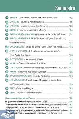 Editions du chemin des crêtes - Guide - Topo cross parapente (40 itinéraires et 5 vols de légende en France)