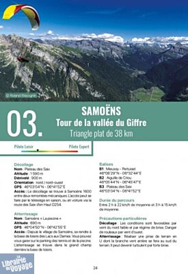 Editions du chemin des crêtes - Guide - Topo cross parapente (40 itinéraires et 5 vols de légende en France)
