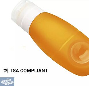 Go Travel - Ref.663.101 - Trio de flacon "Squezzy bottles" (Jaune/vert/orange)