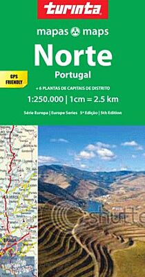 Turinta - Carte régionale - Portugal Nord
