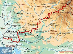 Topo-Guide FFRandonnée - Réf.601 - De l'Ubaye à la Provence (Montagne de Lure, Luberon, Alpilles)