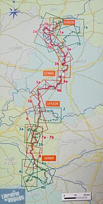 Editions Ouest-France - Guide de randonnée à vélo - La Vélobuissonnière (Alençon, Le Mans, Saumur)