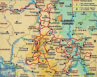 Topo-guide FFRandonnée - Réf.304 - Volcans et lacs d'Auvergne - Pays du Val d'Allier