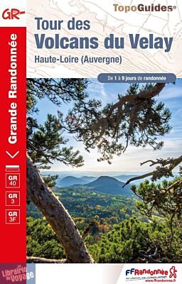 Topo-guide FFRandonnée - Réf.425 - Tour des Volcans du Velay (Haute-Loire)