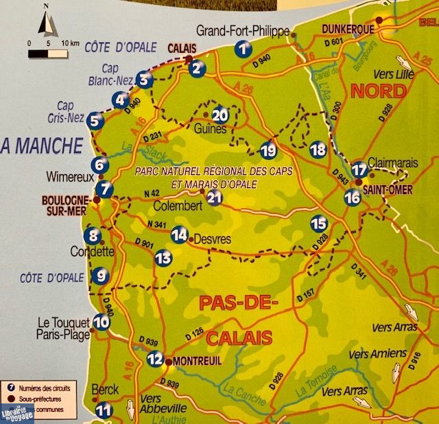 Décrypter 94+ imagen cote d'opale carte touristique - fr.thptnganamst ...