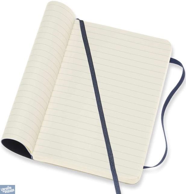 Moleskine format poche ligné Souple Bleu saphir