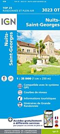 I.G.N - Carte au 1-25.000ème - TOP 25 - 3023 OT - Nuits St-Georges